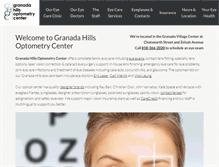 Tablet Screenshot of optometrycenter.com